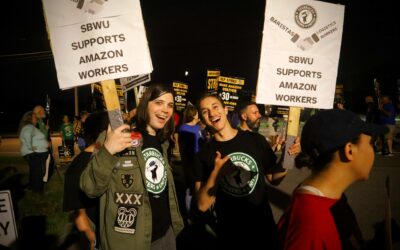 Workers Unite at First Amazon Picket in Massachusetts 