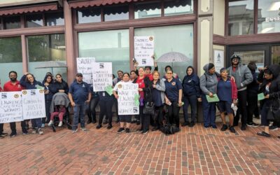 Lawrence Cafeteria Workers Rally for Their Fair Share