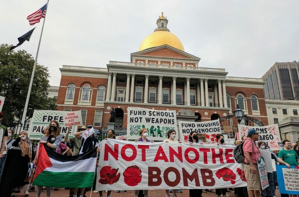 Hundreds Rally In Boston for Arms Embargo Against Israel’s War