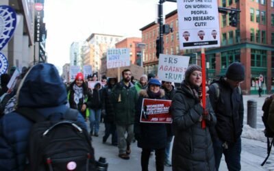 Federal Workers, Unions Rally In Boston Against Cuts and Illegal Firings