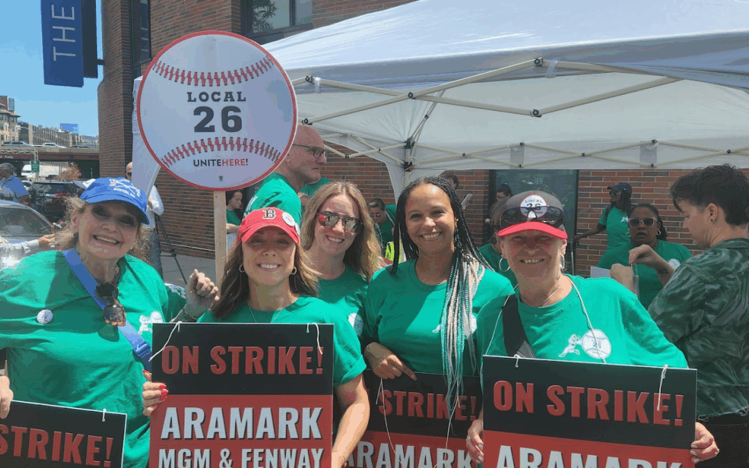 In 113-Year First, Fenway Park Concessions Workers Go On Strike