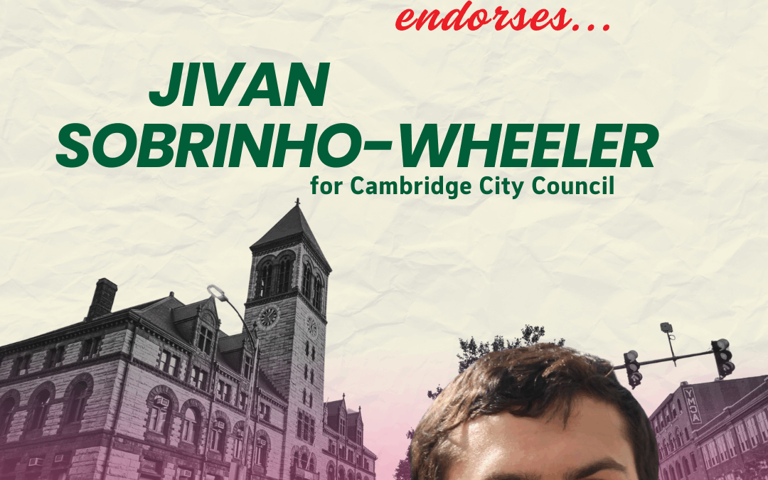 Boston DSA endorses Jivan Sobrinho-Wheeler for Cambridge City Council
