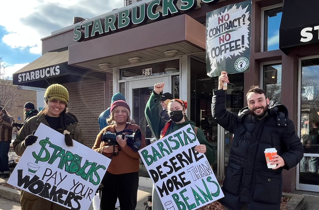 Cross the Finish Line, Not the Picket Line – Newton locals run 5k to support striking Starbucks Baristas