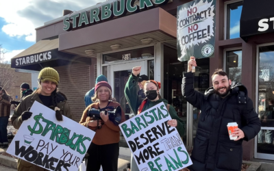 Cross the Finish Line, Not the Picket Line – Newton locals run 5k to support striking Starbucks Baristas