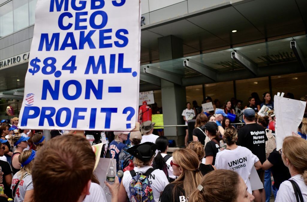 “Union-Busting” Law Firm and Business-Backed Trustees Lead MGB Nurses to Largest Nurses’ Strike in State History