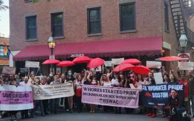 Red Umbrellas: First Sex Worker Pride March Organized in Boston History