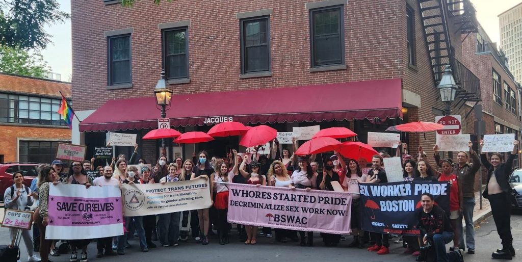 Red Umbrellas: First Sex Worker Pride March Organized in Boston History